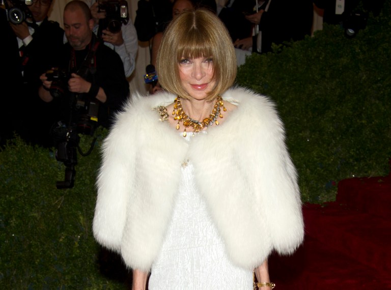 Anna Wintour wants a plum diplomatic assignment as ambassador to London or Paris but it appears she will not get it. (AP/Charles Sykes)