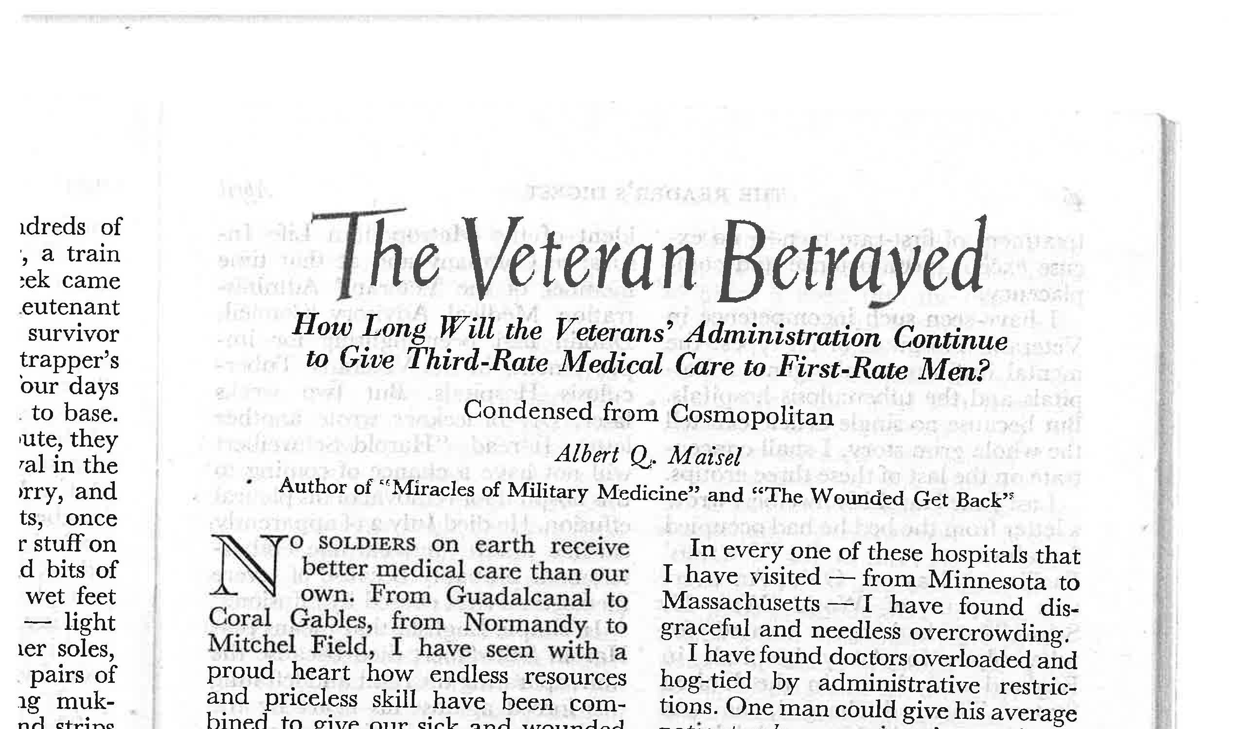 Cosmo’s editors were focused on other things in 1945