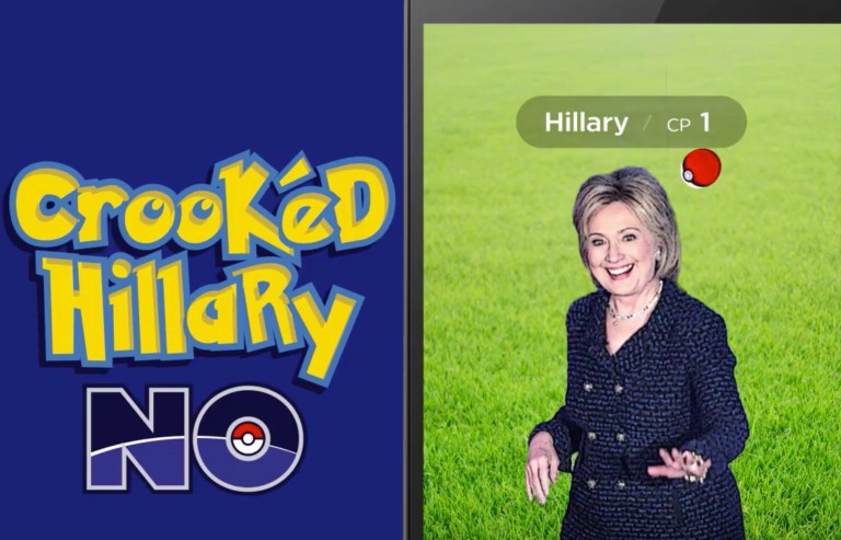 Trump posted a short video on his Facebook page late Thursday afternoon that showed a fake app game similar to 