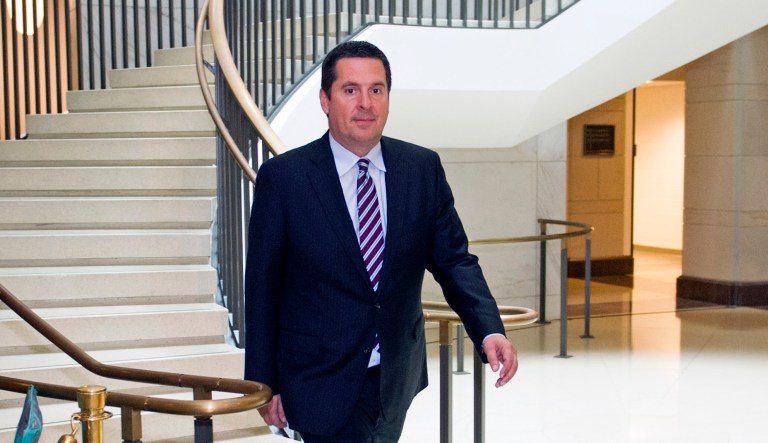 The four-page classified memo, spearheaded by House Intelligence Committee Chairman Devin Nunes, R-Calif., reportedly details alleged surveillance abuses by the Justice Department and FBI. (AP Photo/Cliff Owen)