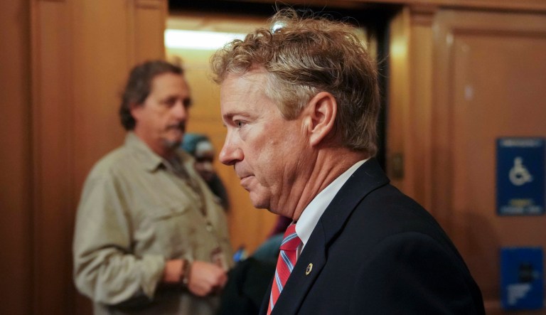 Sen. Rand Paul said he was 