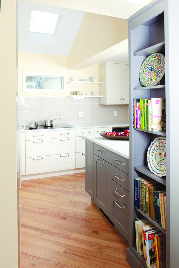 Making a kitchen feel bigger does not have to mean adding space