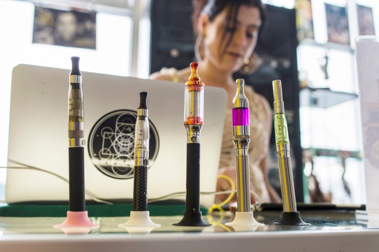 A 2009 law that put e-cigarette regulation under the FDA's purview included a ban on sales to minors. But the minor ban isn't the biggest point of contention among e-cigarette makers. They are opposed to the requirement for products to get FDA approval for safety and effectiveness, a potentially expensive proposition. (Timothy Fadek/Bloomberg News)