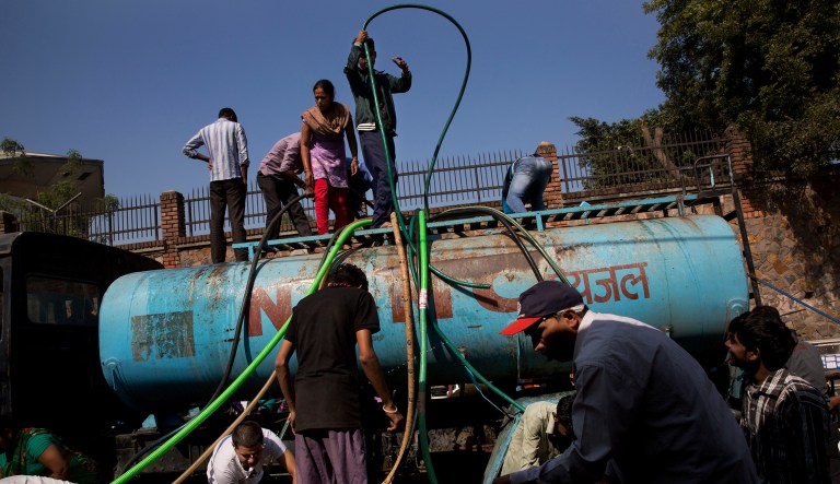 More than 80 percent of the subcontinent's electricity comes from power plants that require freshwater cooling, which presents a problem since a lack of water was the prime culprit for some power plants shutting down over the last five years. (AP Photo/Bernat Armangue)