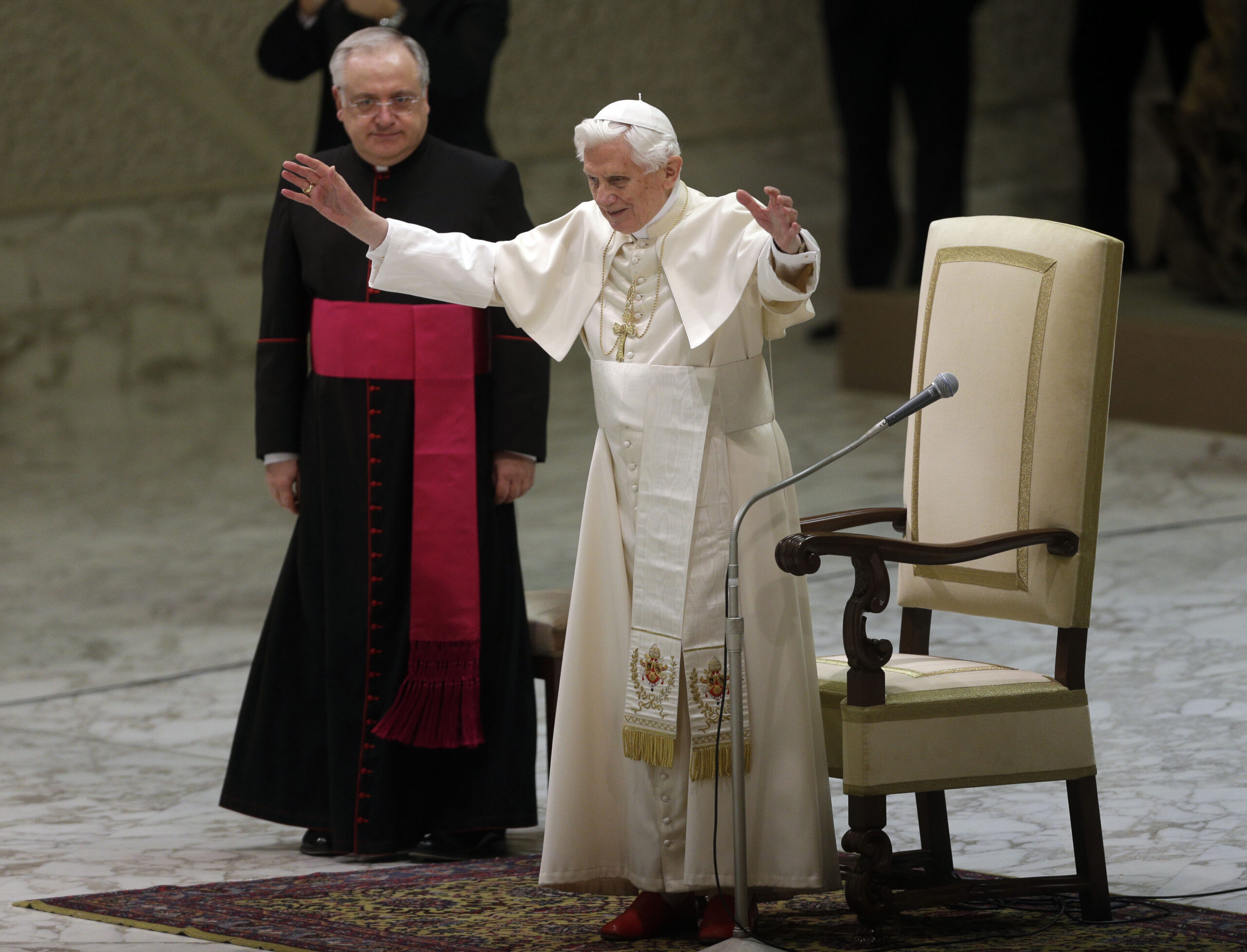 Pope stresses family values as gay marriage gains