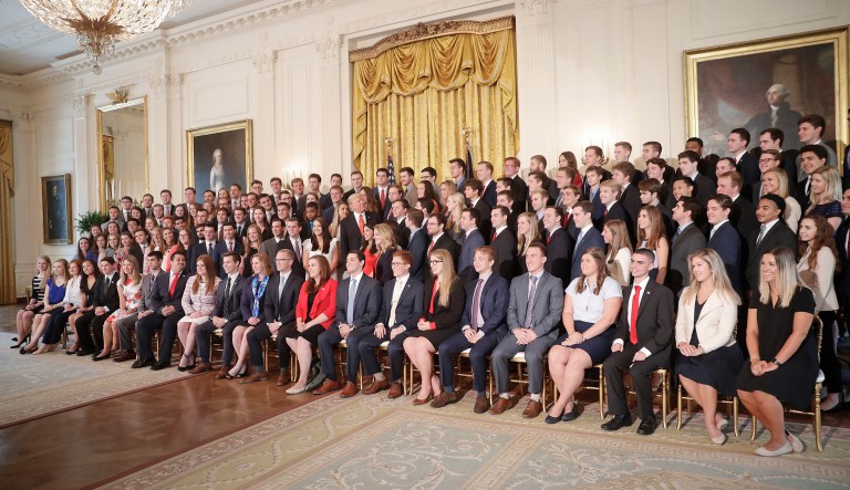 Jack Breuer, a former White House intern, claims he was simply mimicking the president's signature 