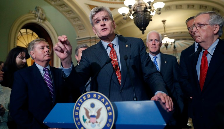 Graham-Cassidy gives states the authority and the funding to clean up the mess created by Washington, D.C. It repeals the most onerous mandates of Obamacare to give states the flexibility and freedom to design their own healthcare solutions. (AP Photo/Alex Brandon)