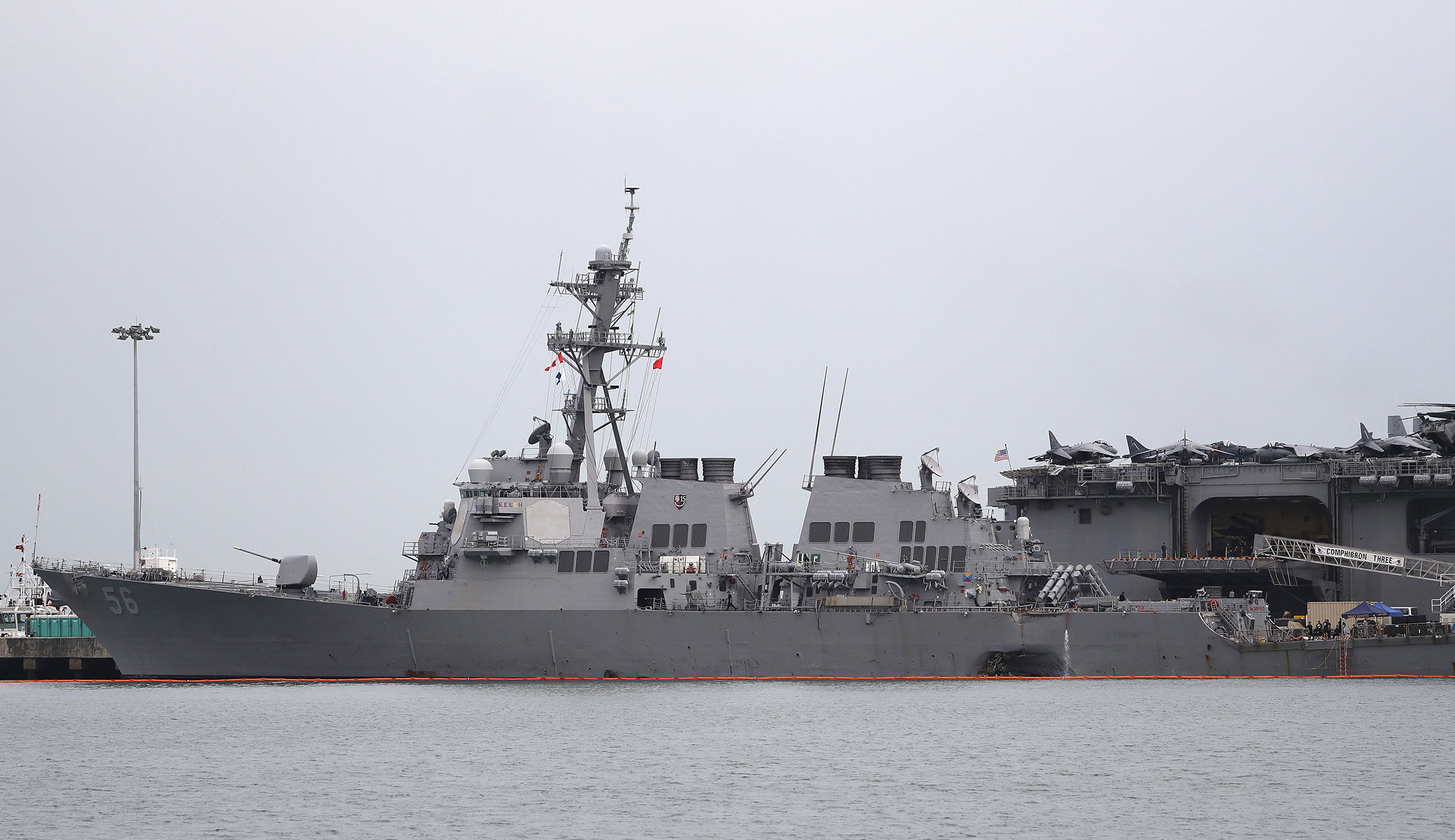 Divers find remains of missing sailors after USS John S. McCain collision