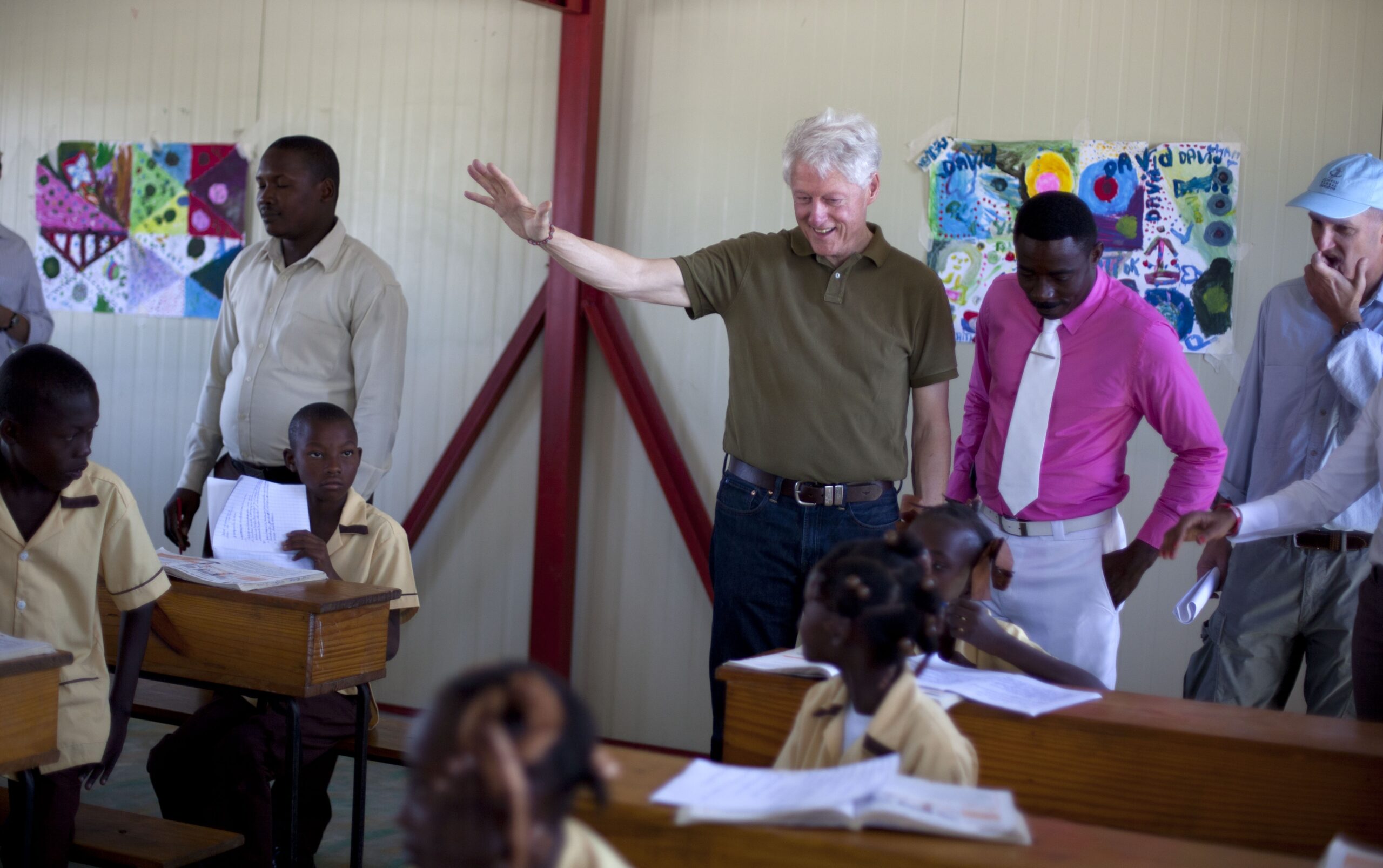 Bill Clinton in Haiti to visit projects