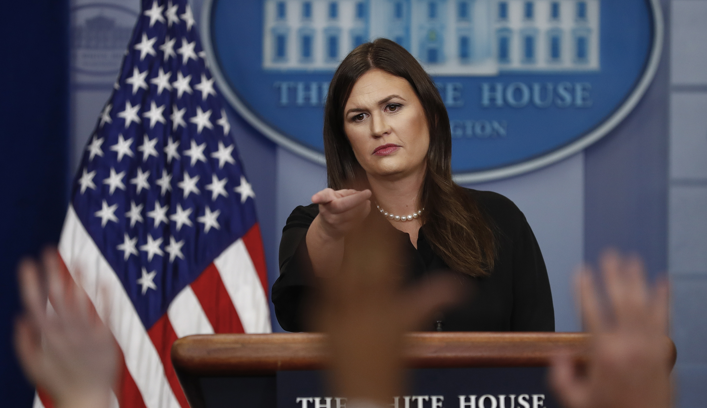 Sarah Sanders invokes herself to allay concern about female US attorney picks