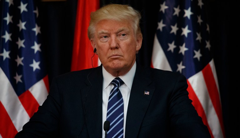 President Trump faces a test in dealing with an alliance he once called obsolete, and he is expected to insist that European allies commit to more burden sharing, which he emphasized during his campaign. (AP Photo/Evan Vucci)