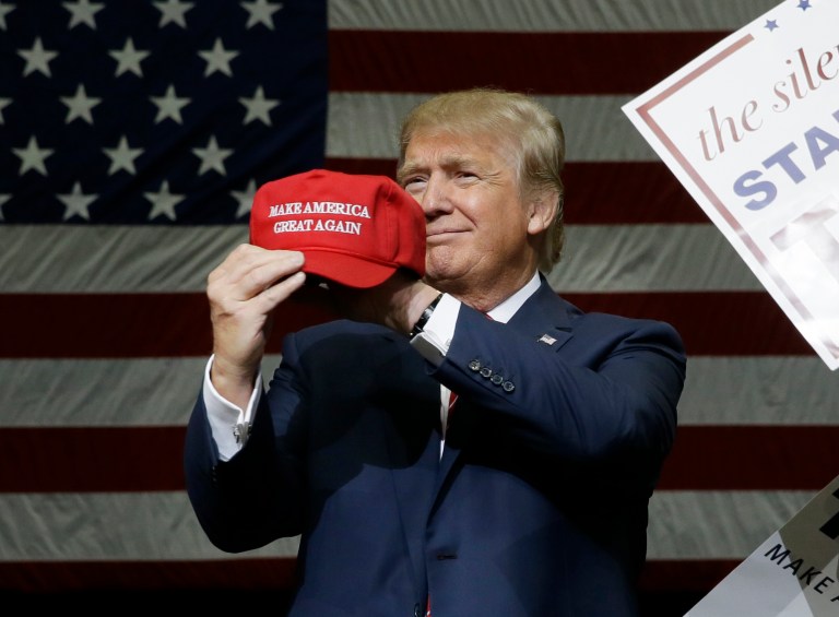 The DCCC released a fundraising email encouraging Democrats to redesign Donald Trump's 