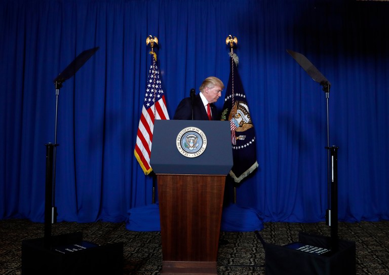 It will be interesting to see how Trump's Syrian missile strikes affect tensions with Iran. (AP Photo/Alex Brandon)