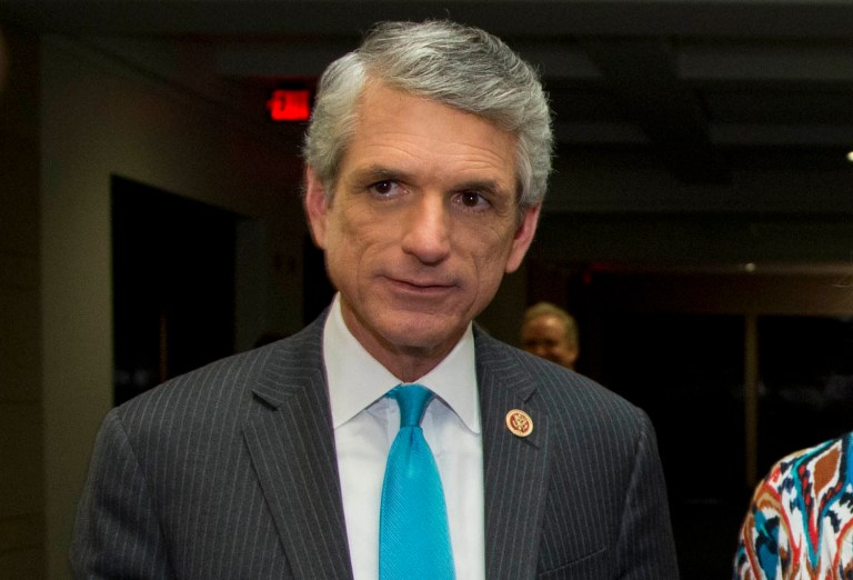 Rep. Scott Rigell, R-Va., says he plans on voting Libertarian over his own party's nominee, Donald Trump. (AP Photo/Carolyn Kaster)