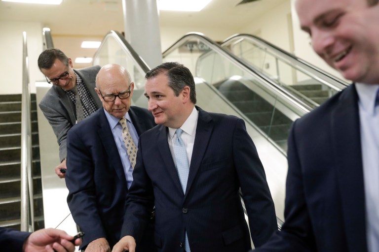 Conservatives are backing Cruz's plan, which would allow insurers to sell plans that don't comply with Obamacare's mandates as long as they sell some that do. (AP Photo/J. Scott Applewhite)