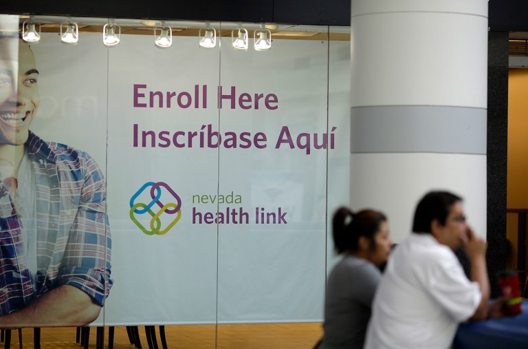 The bill offered Wednesday would waive a penalty for Obamacare customers finding a healthcare plan that is not on one of the law's exchanges, and would give people that option for a year. (AP Photo/John Locher, File)