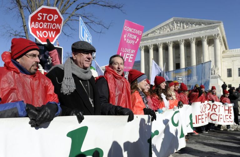 Scene from last year's March for Life. AP Photo