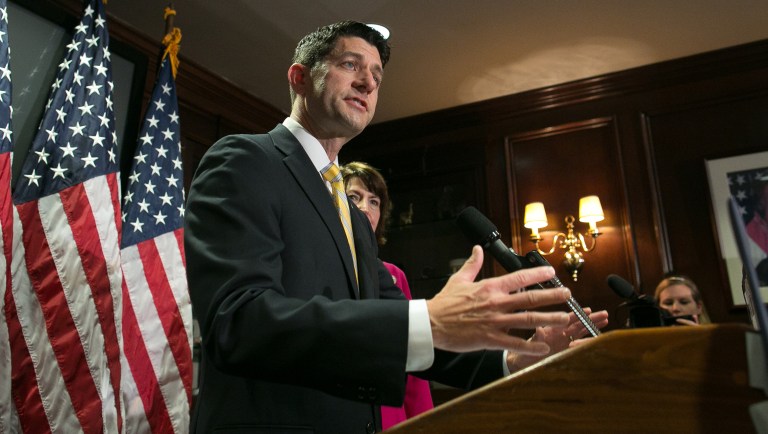 House Speaker Paul Ryan called for a 