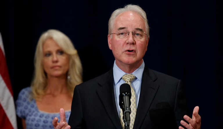 The flights cost taxpayers more than $300,000 in travel expenses. (AP Photo/Evan Vucci)