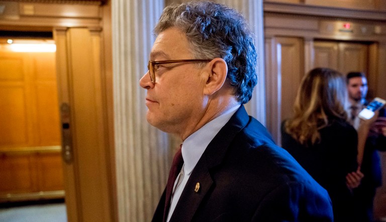 The poll found that Sen. Al Franken remains popular in Minnesota, particularly with women. (AP Photo/Andrew Harnik)