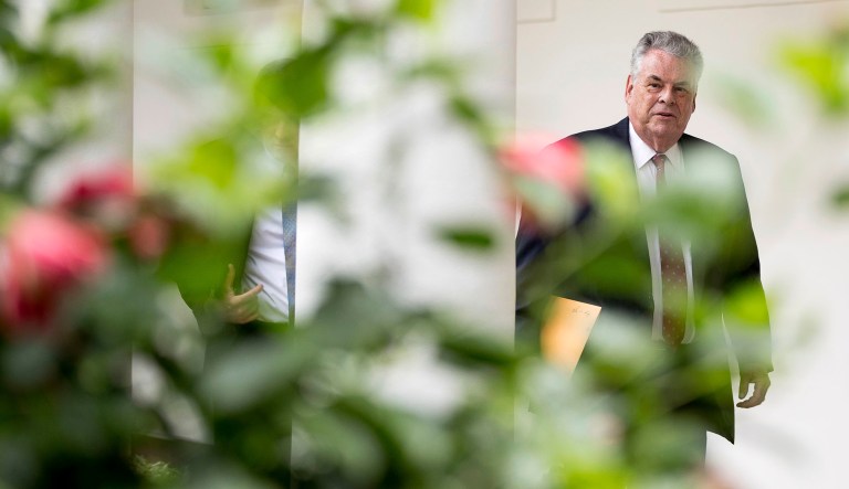 Rep. Peter King, R-N.Y., is adding his voice to those who are calling on President Trump to remove chief strategist Steve Bannon from his administration. 