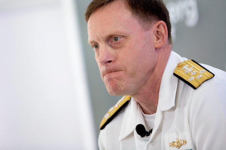 Adm. Mike Rogers, who leads U.S. Cyber Command and the National Security Agency, said that while China hacks U.S. targets more frequently, Russia has more capabilities than China that it hasn't chosen to use.Â (Andrew Harrer/BloombergÂ file)
