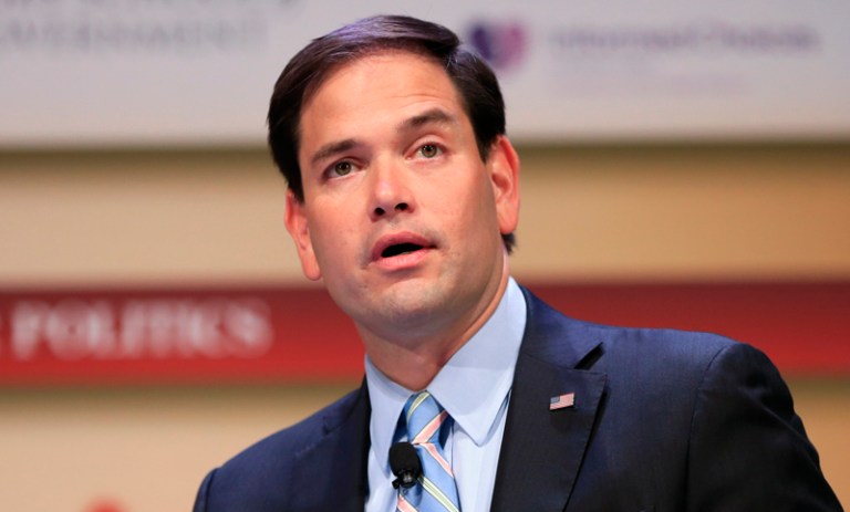 Stone said the group has no intention of developing pro-Trump advertisements, and that its mission is to âÅeducate voters on the records of [Marco] Rubio and potentially Chris Christie, since they are on the move in New Hampshire.âï¿½ (AP file photo/Nati Harnik)