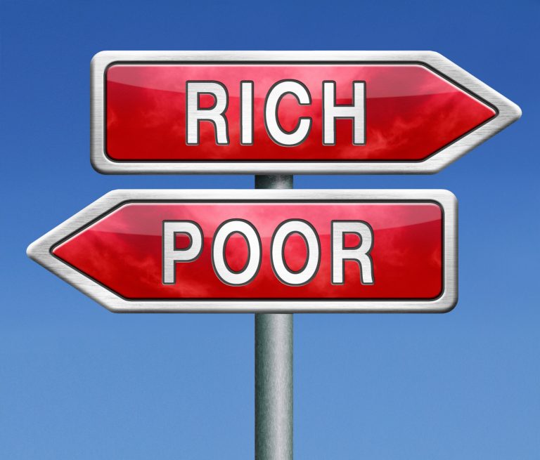 The divide between rich and poor in America is only growing if you measure it in certain ways. (Thinkstock)