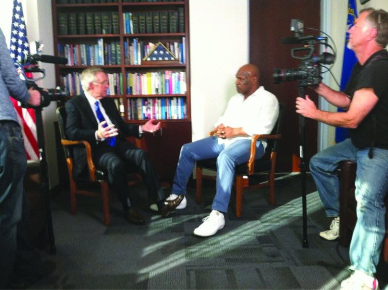 From Twitter
Sen. Harry Reid and Mike Tyson
