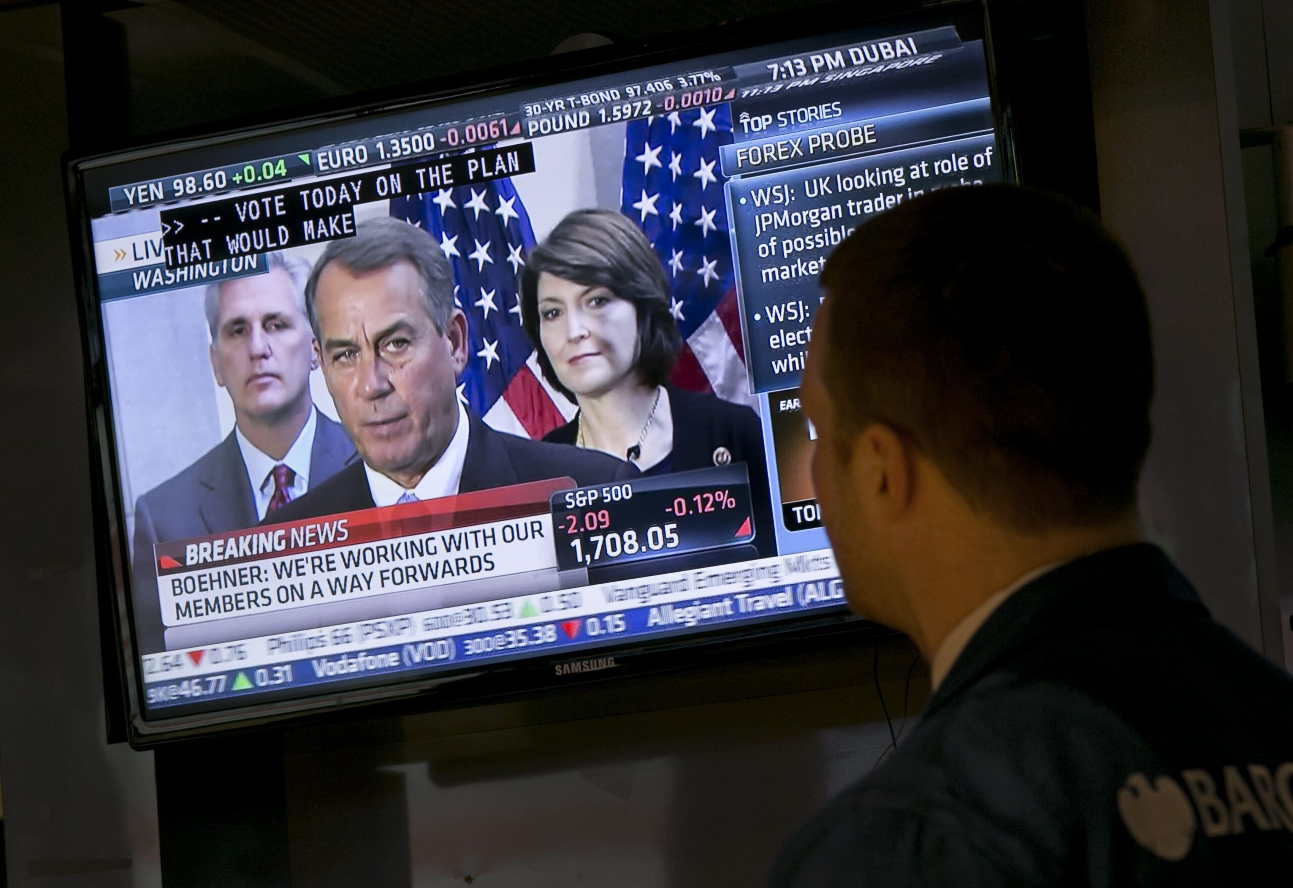Fitch puts US credit rating on negative watch