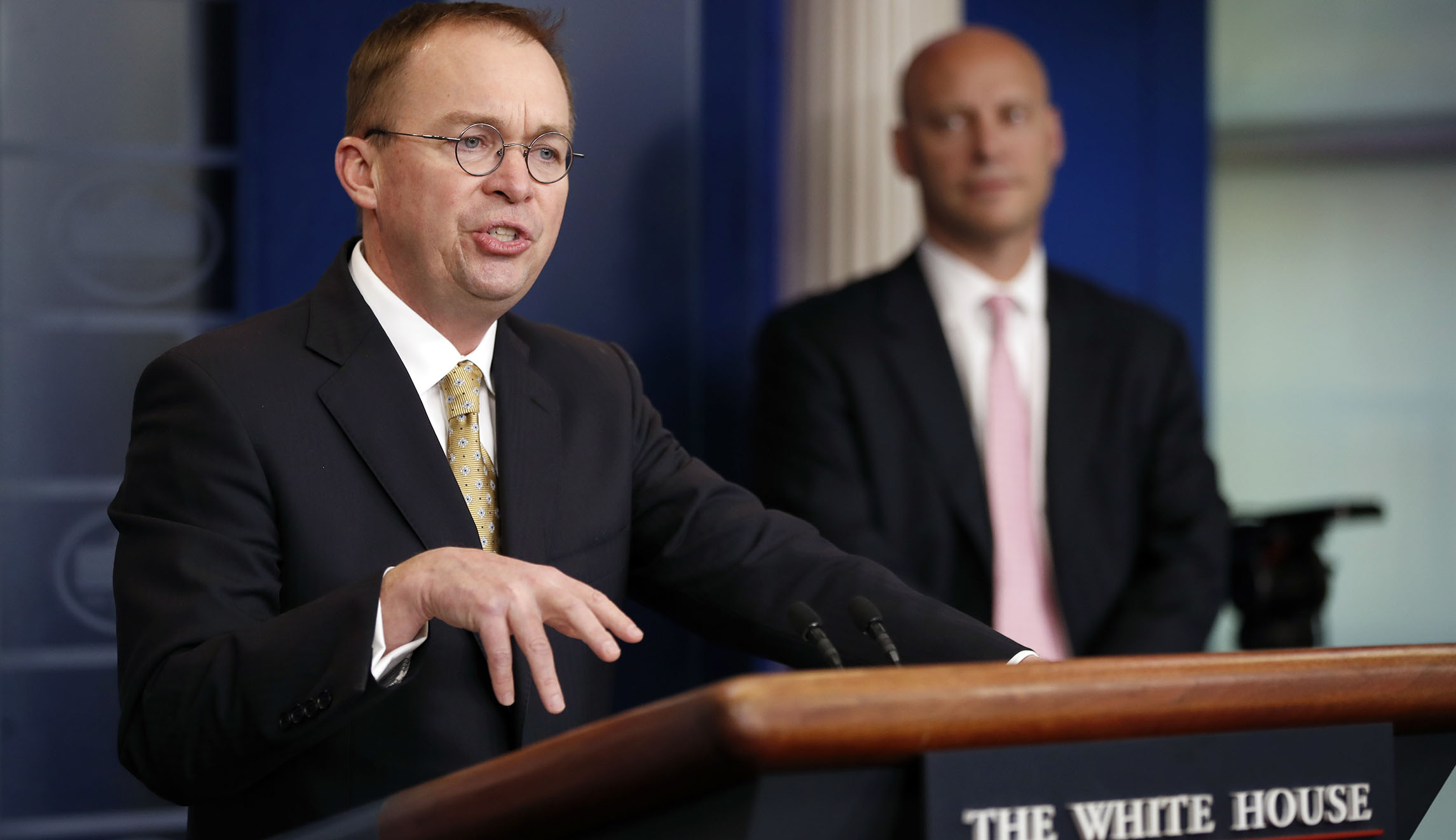 Mick Mulvaney says Democrats are shutting down government for a ‘massive spending bill’ that won’t get done