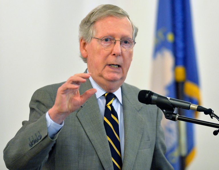 Memories are long in the Senate, and it will probably take Majority Leader Mitch McConnell, R-Ky., more than a week or two to get over the rebuff he suffered on the floor when he tried to attach cybersecurity legislation as an amendment to a pending defense bill. (AP Photo)