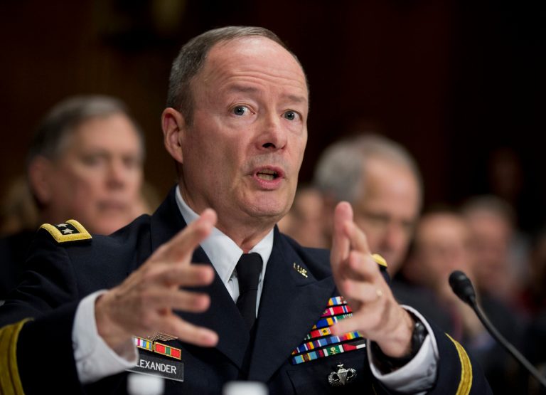 National Security Agency Director Gen. Keith Alexander testifies before the Senate Judiciary Committee on Capitol Hill in Washington on Dec. 11. (AP Photo/Manuel Balce Ceneta)
