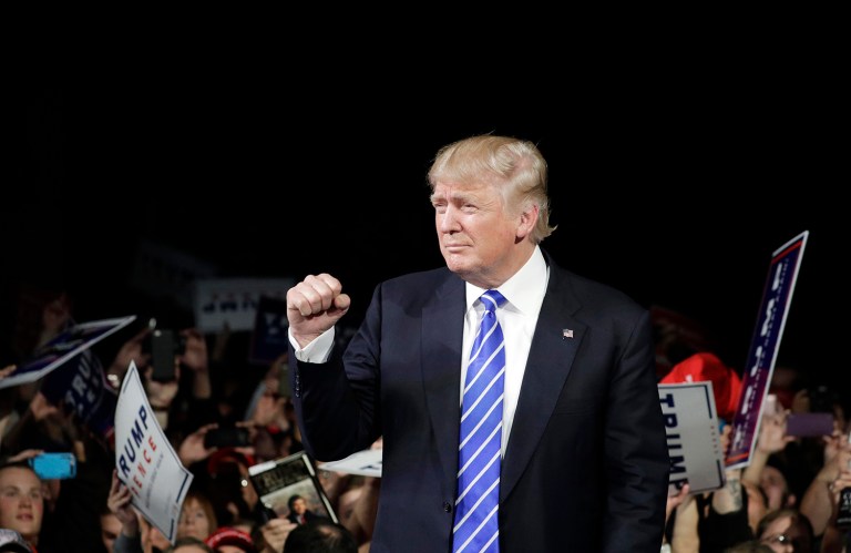 Top supporters of Donald Trump lauded him as a 