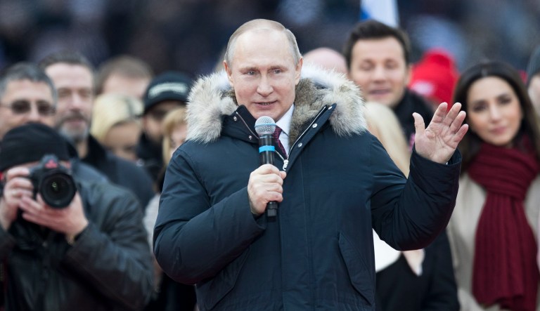 Brushing off the indictments by special counsel Robert Mueller, Russian President Vladimir Putin described the accusations as 