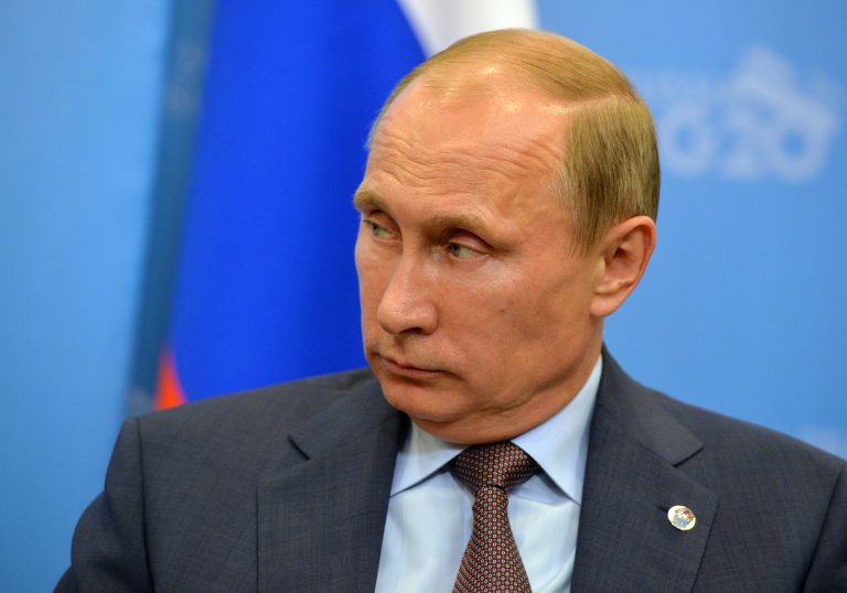 President of the Russian Federation Vladimir Putin attends a meeting during the G20 summit Friday in St. Petersburg, Russia. (Iliya Pitalev/Getty Images)