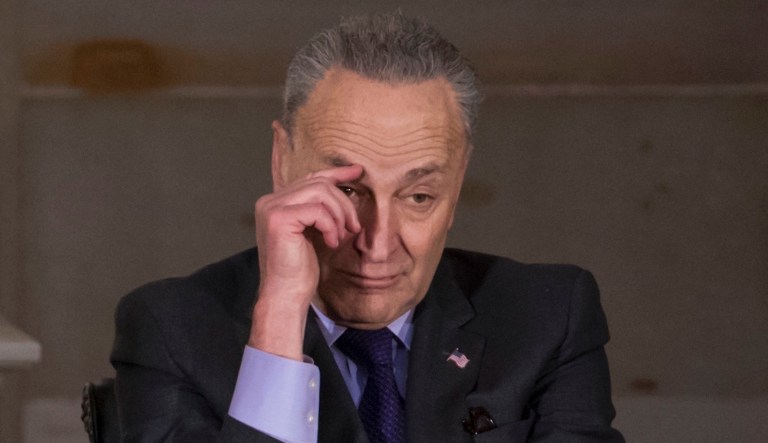 It's unclear how many Democratic senators pressured Minority Leader Chuck Schumer, D-N.Y., to abandon the weekend's government shutdown. Only 16 Democrats, all but two from heavily Democratic states, persisted in voting for it after he backed down. (AP Photo/J. Scott Applewhite)