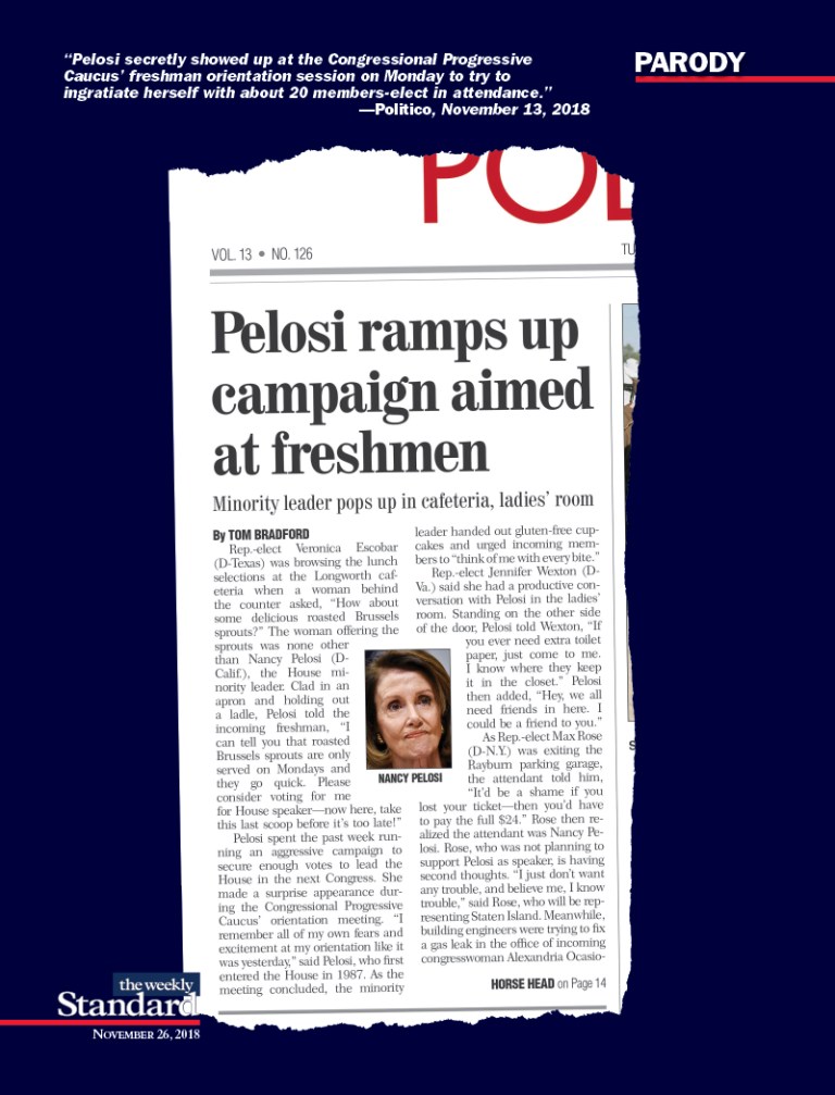 Pelosi Pulls Out All the Stops.