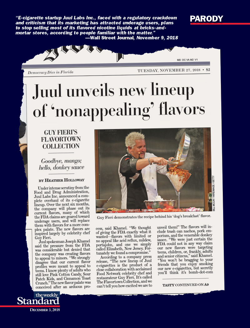 The New e-Cigarette Flavors