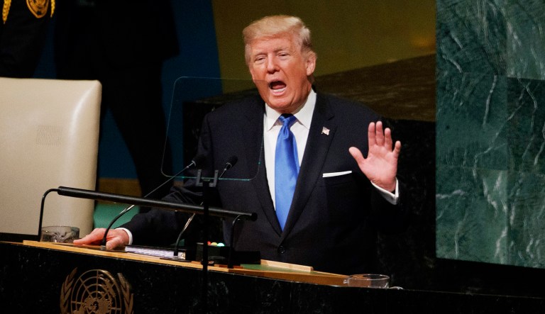 President Trump signaled he is close to ending the Iran nuclear agreement by saying the deal is an 