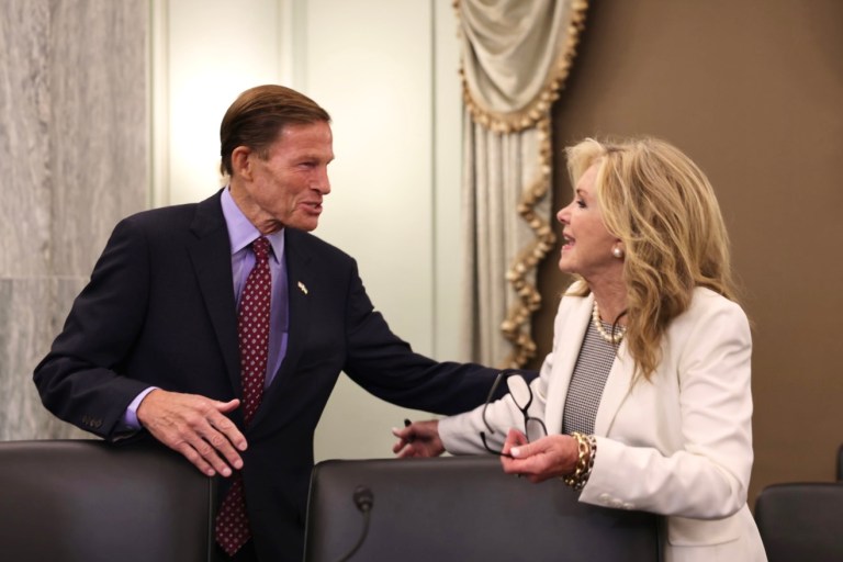 Sens. Marsha Blackburn and Richard Blumenthal.