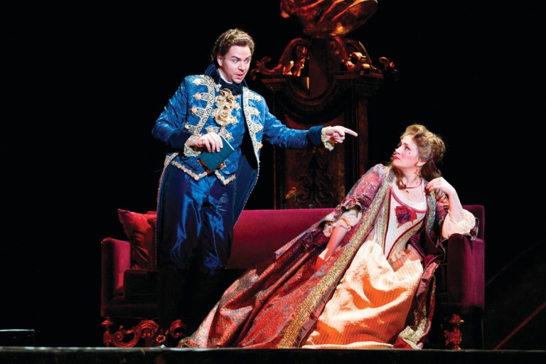 Courtesy of Scott Suchman 
Giorgio Caoduro, left, and Patricia Racette star in 