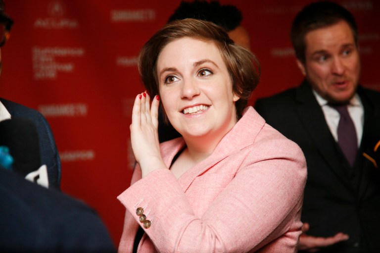 Lena Dunham has stumped for Hillary Clinton in early voting states Iowa and New Hampshire (and elsewhere), yet Clinton is doing no better in those states. (Photo by Danny Moloshok/Invision/AP)