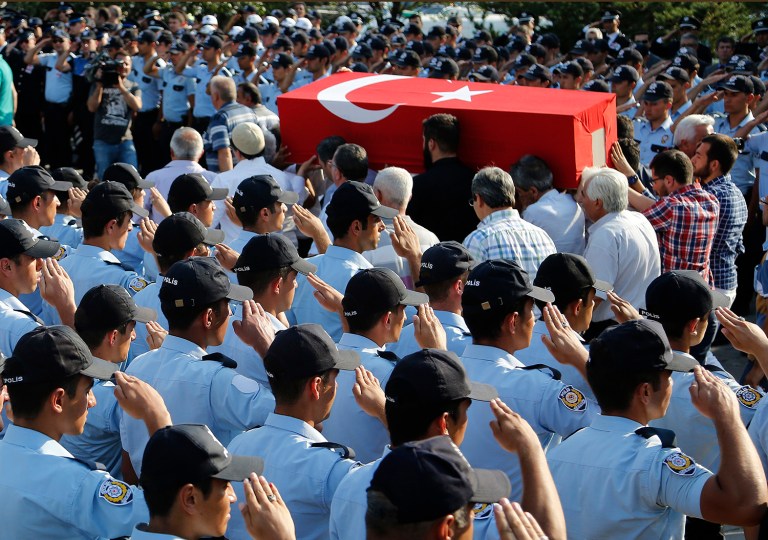 The Pentagon said Monday the U.S. had secured U.S. weapons and munitions at the Incirlik air base in Turkey after the failed military coup Friday. (AP Photo/Hussein Malla)