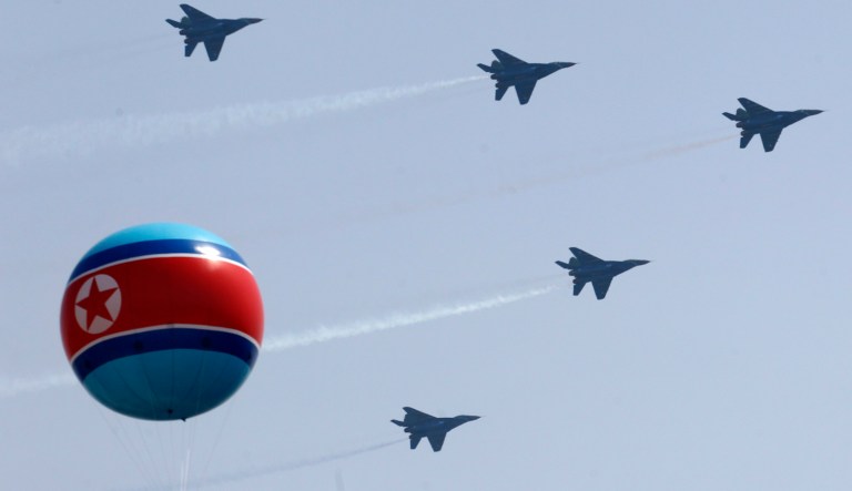 North Korean commanders know that the U.S. knows the North's air force can't challenge the U.S. military in the skies. (AP Photo/Ng Han Guan)