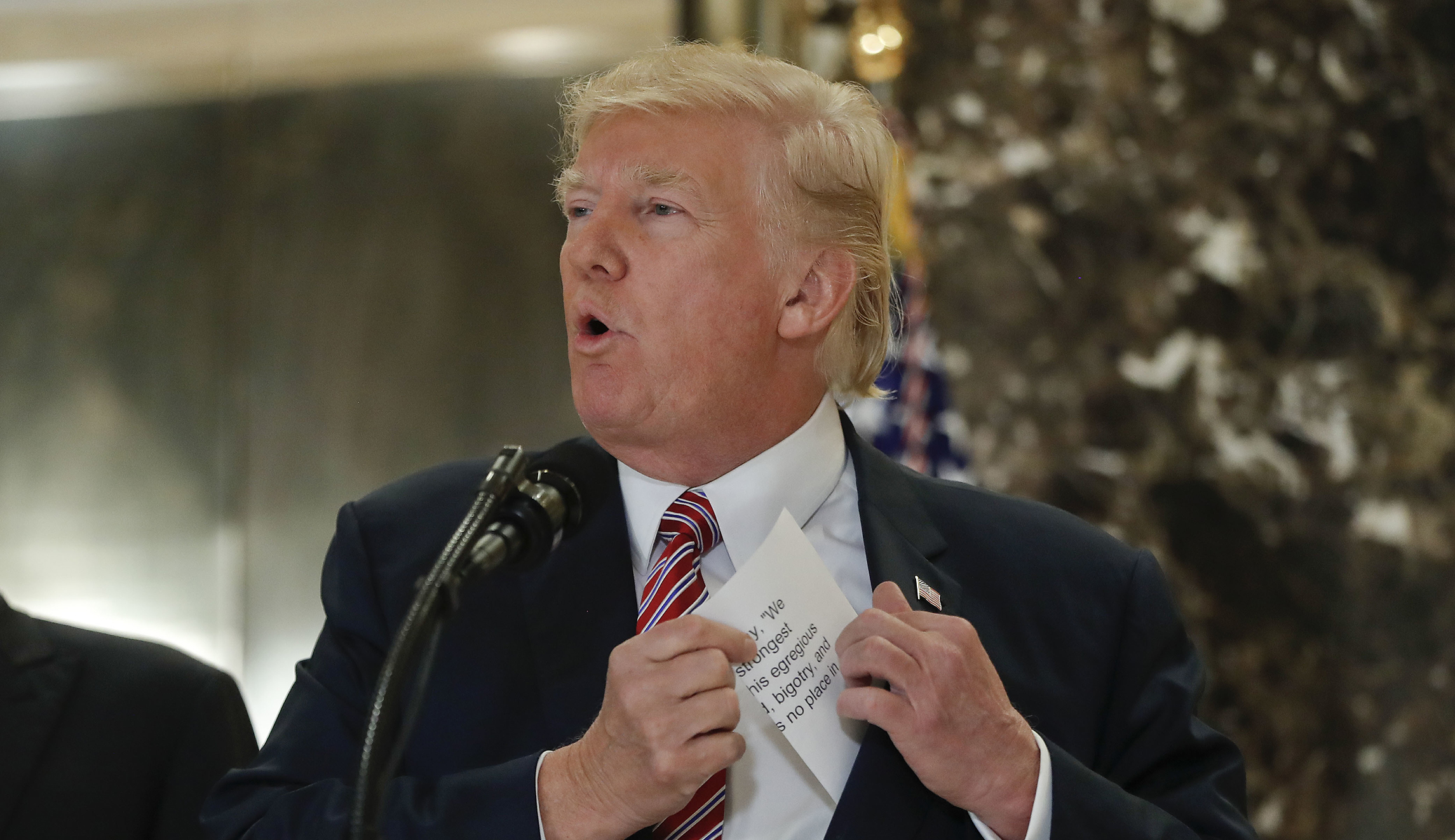 The Charlottesville speech Trump should have given