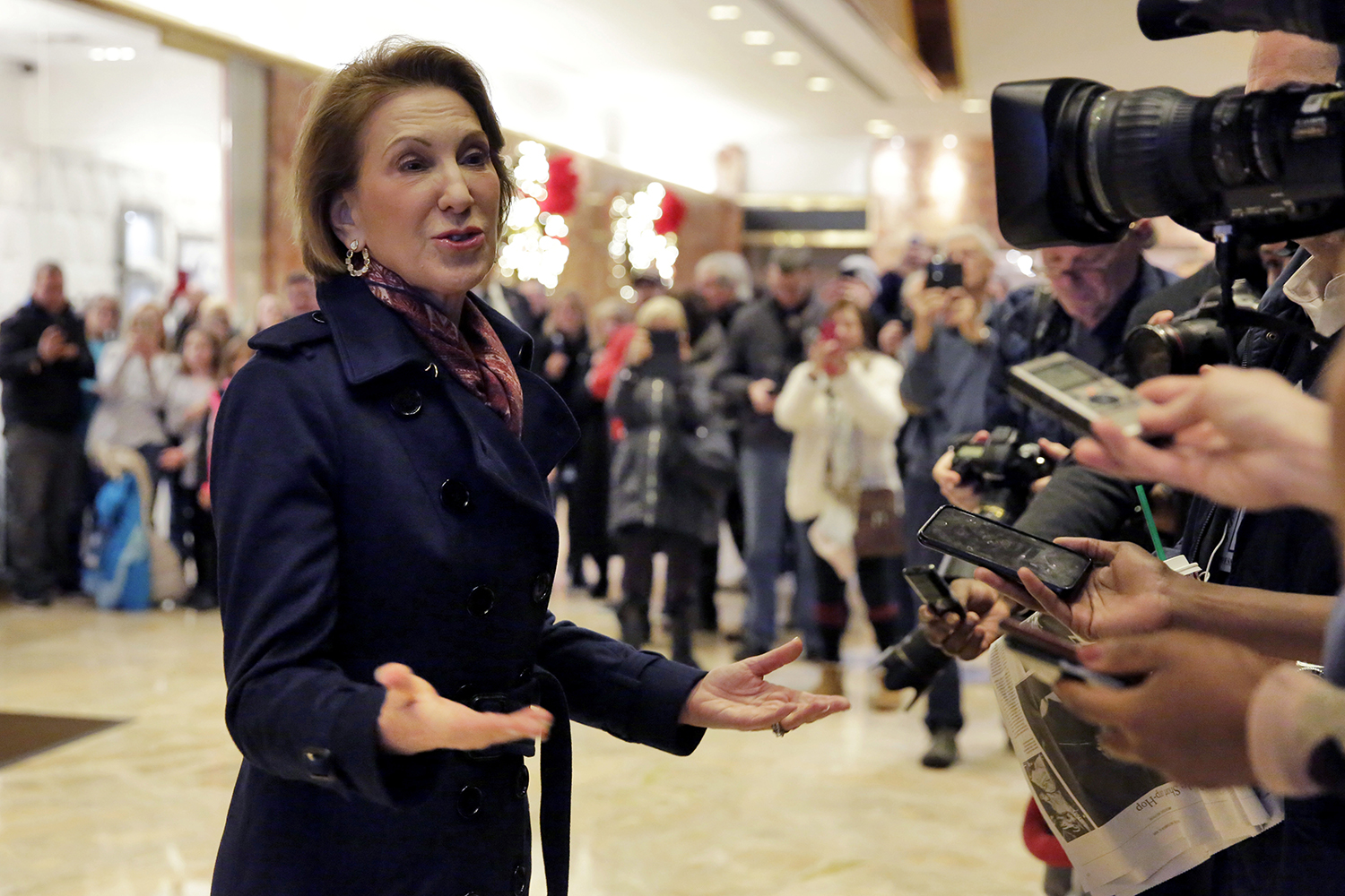 Fiorina, Trump discuss ‘purported Russian hacking’