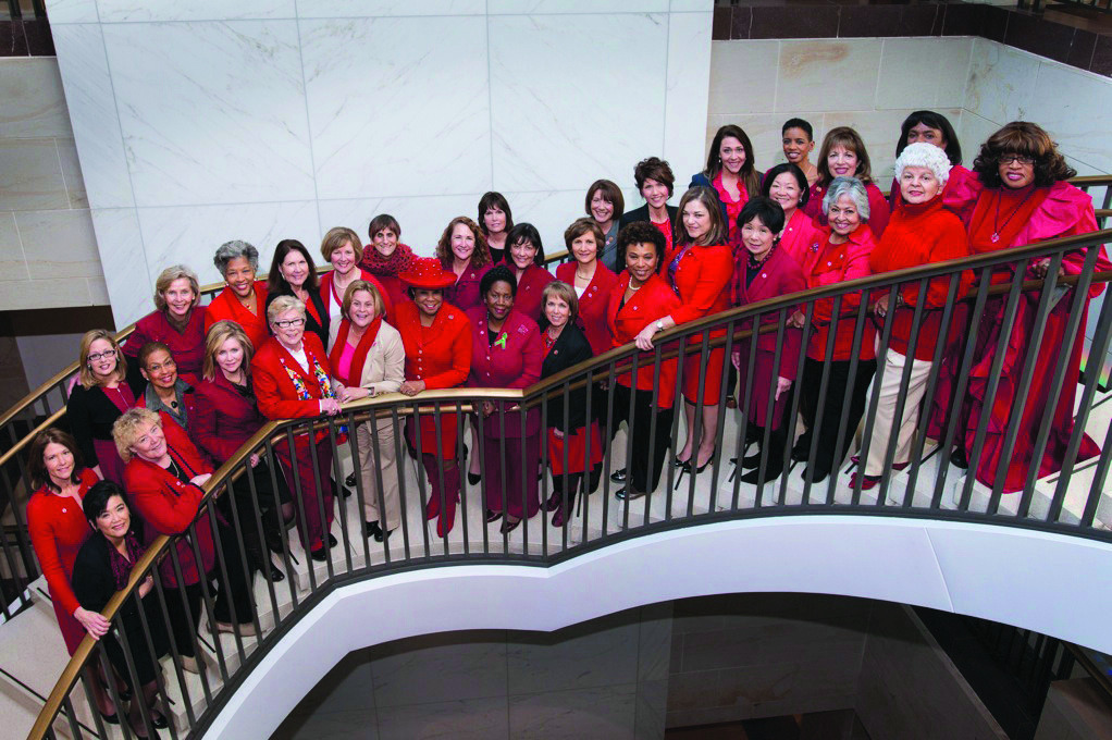 Sightings: Congresswomen ‘go red’