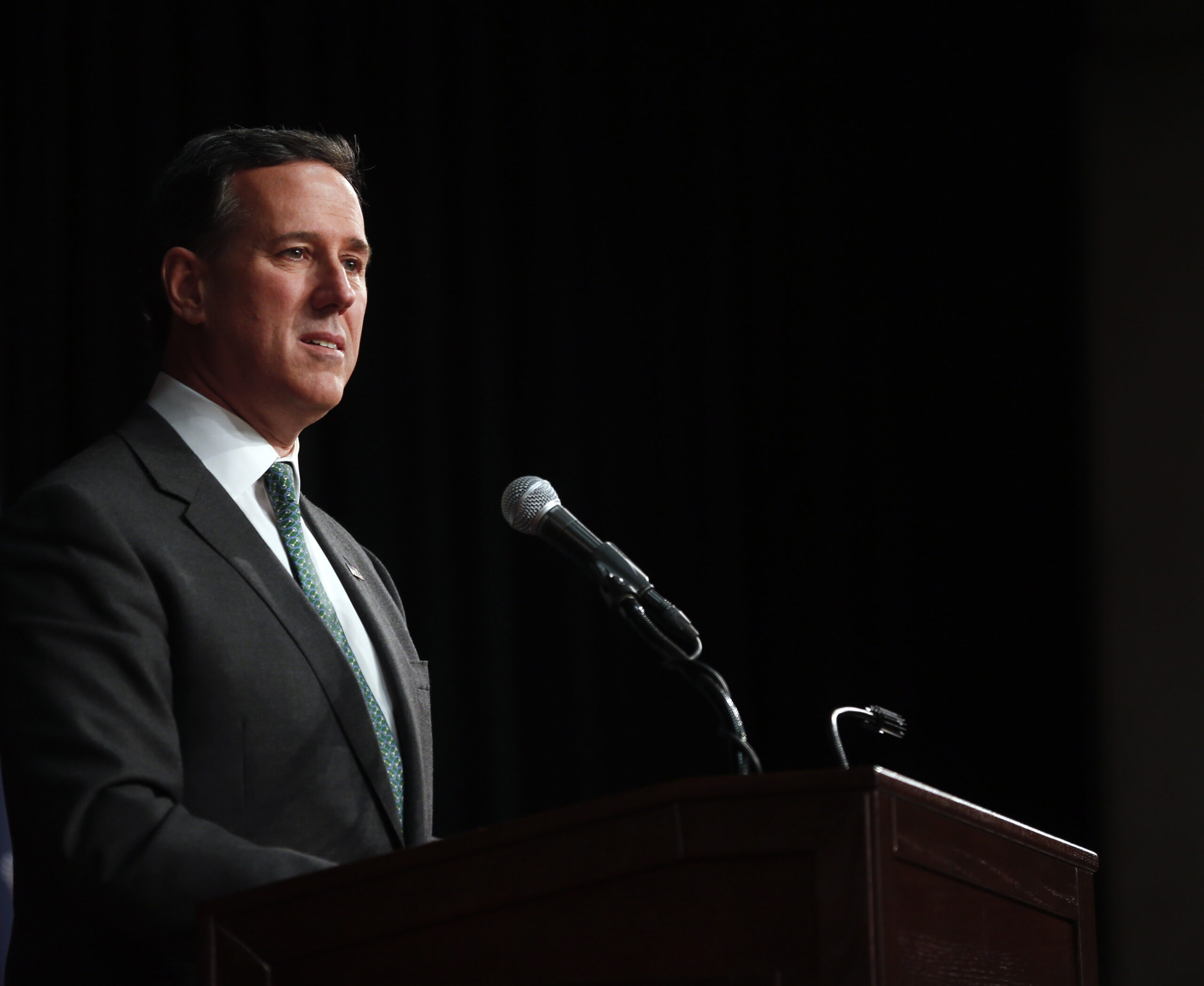 Will Rick Santorum be the only GOP 2016 candidate to support raising the minimum wage?