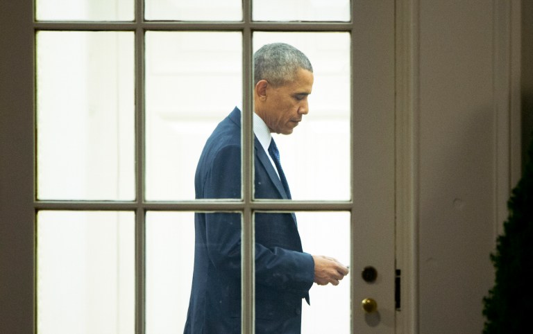 Offers 'his condolences on behalf of the American people' for slain Dallas police officers. (AP Photo/Manuel Balce Ceneta)